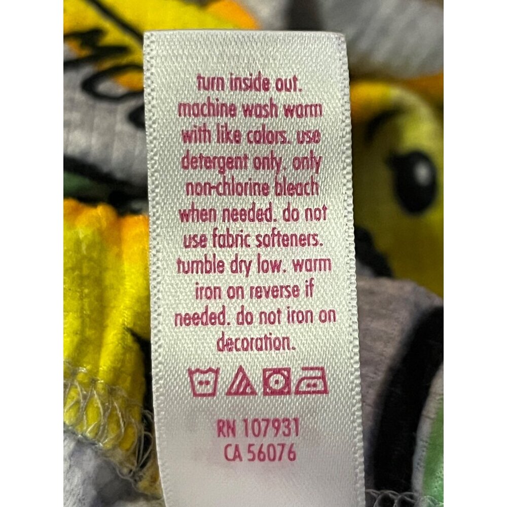 Justice Girls 10 Sleep Pants Jogger Smiley Face Emoji Hugs Current Mood - Picture 7 of 13